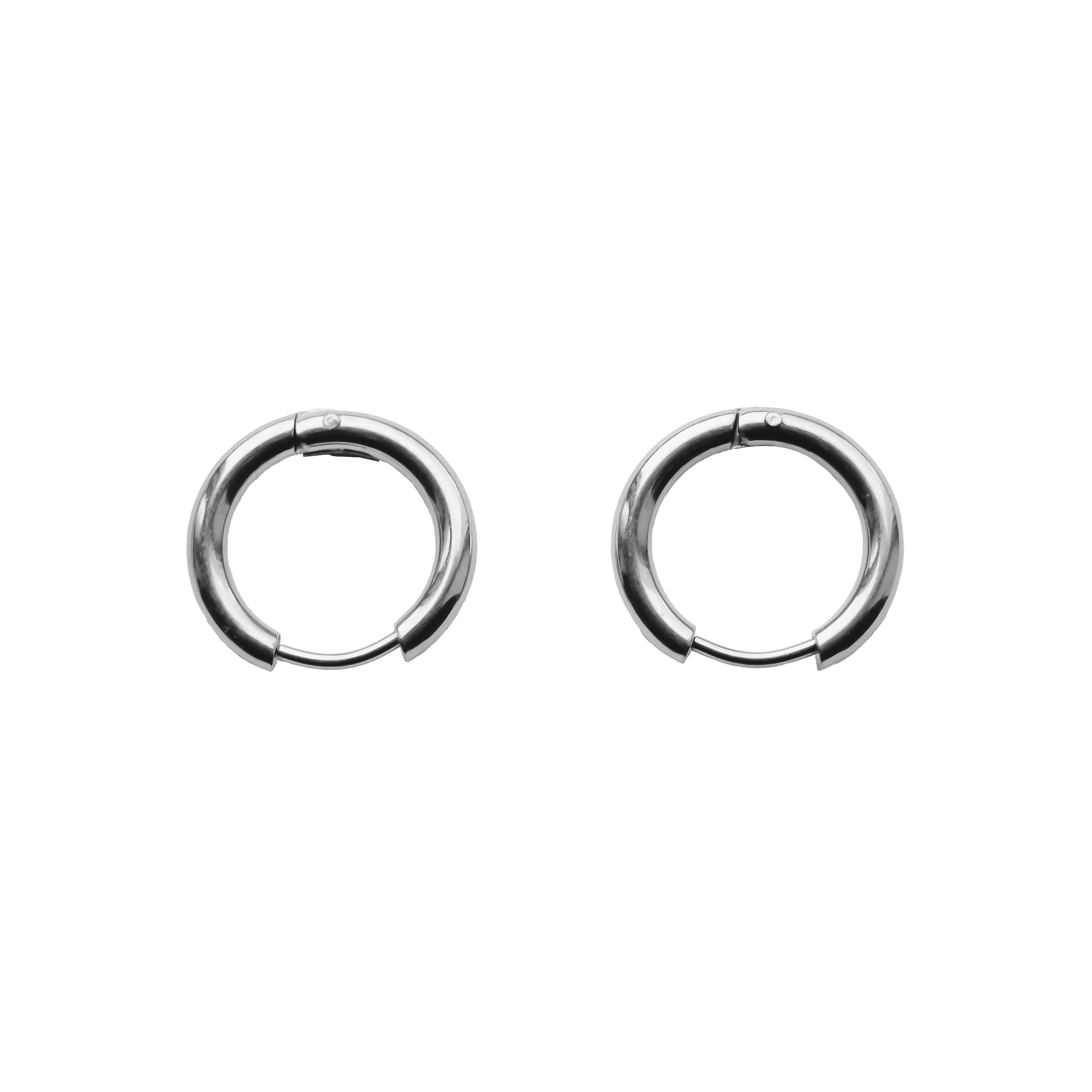 Orbit 2 Earrings - Silver