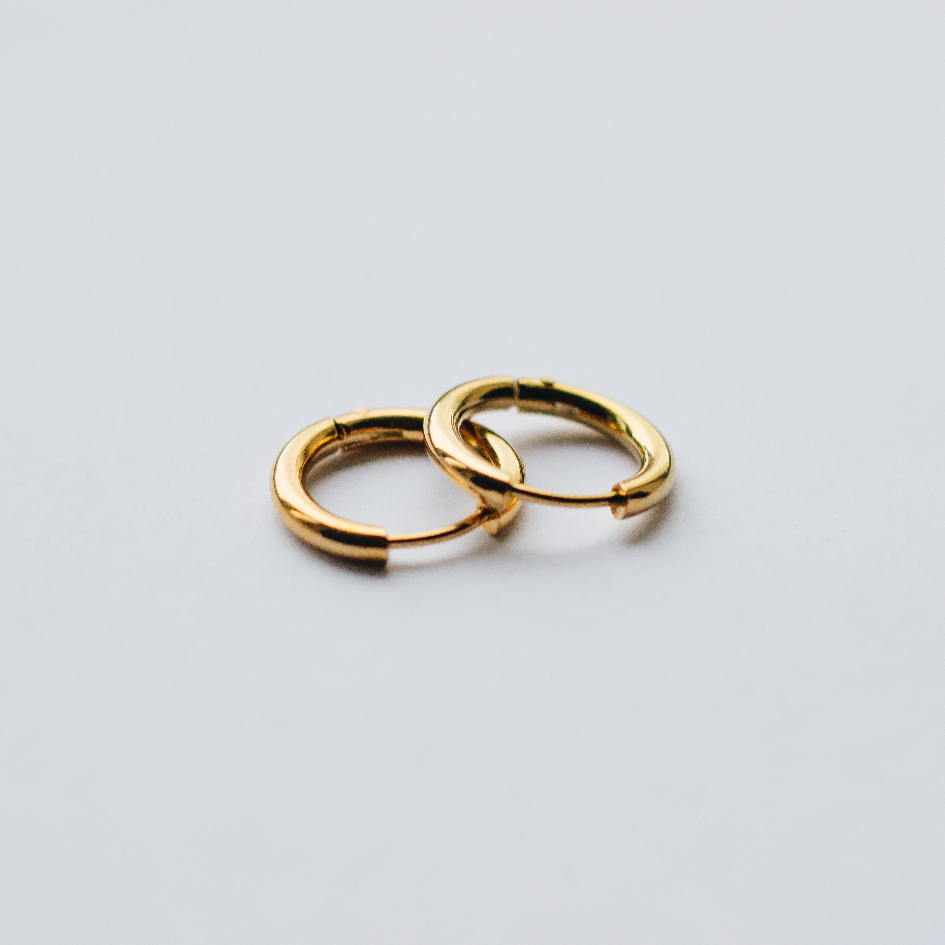 Orbit 2 Earrings - Gold