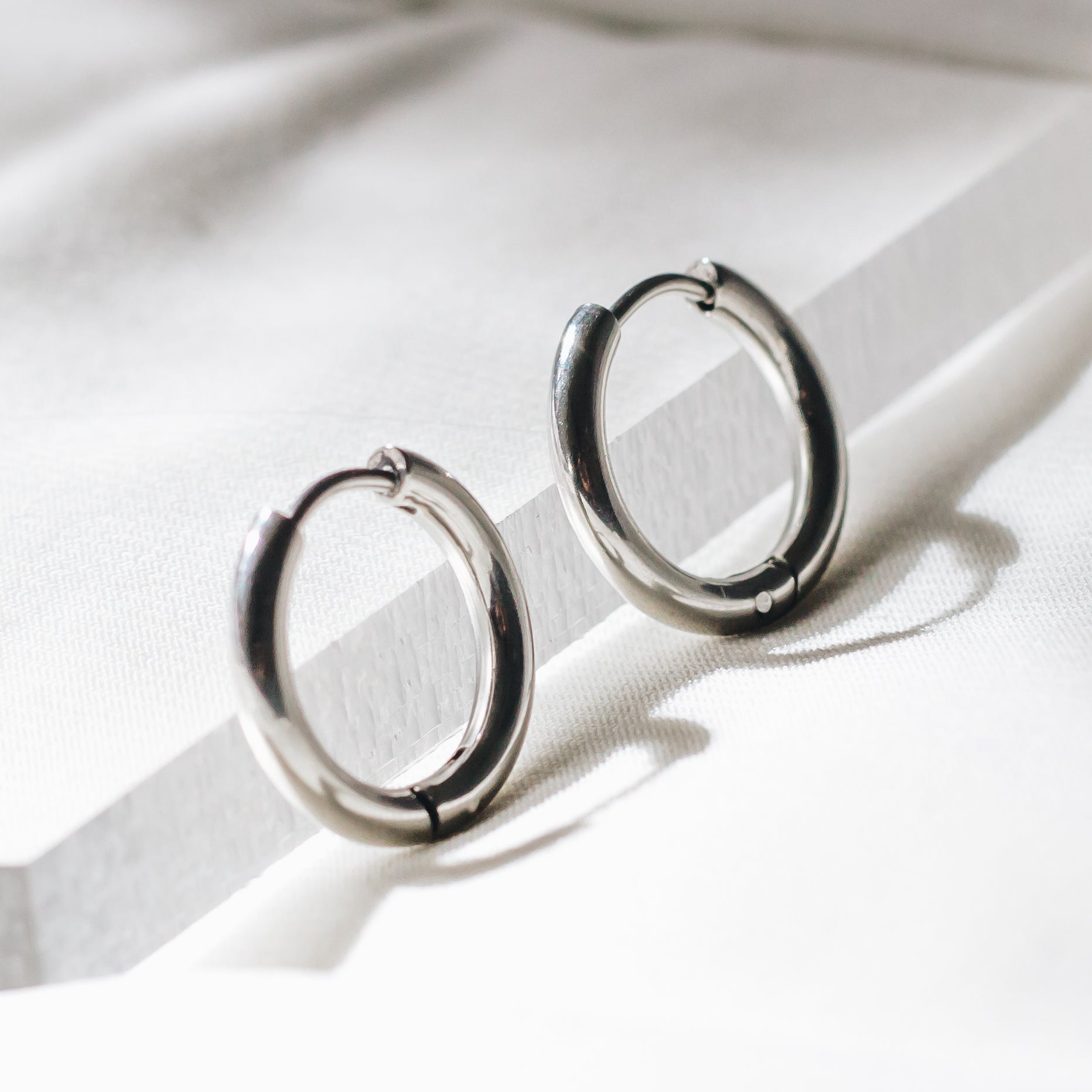 Orbit 2 Earrings - Silver